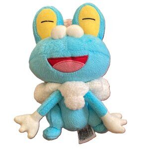 Pokémon XY FROAKIE TOMY Plush Authentic Nintendo Stuffed Animal 8 Inches Tall